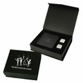 Coasters And Ice Cubes In Gift Box (4 Piece Set)